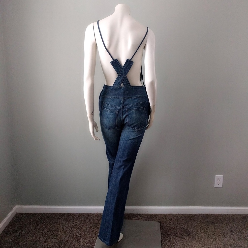 NWOT VTG Kova & T Denim Jumpsuit Overalls 26 - Picture 6 of 8